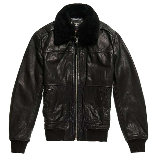 Superdry Ανδρικό δερμάτινο jacket